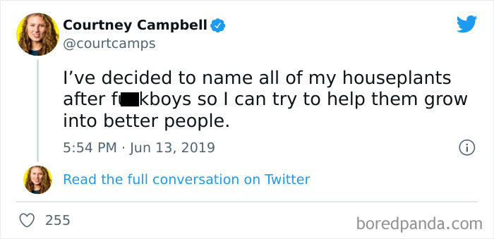 This Is Honestly A Great Idea. Trevor, Chasen, Brad, Chad, And Thad Should Be Eternally Grateful. Also, @courtcamps Is My Coworker And You Can See The Plants On Her Twitter Okay Bye