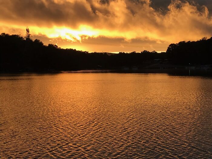 Sunset On Our Little Slice Of Lake Norman, Nc