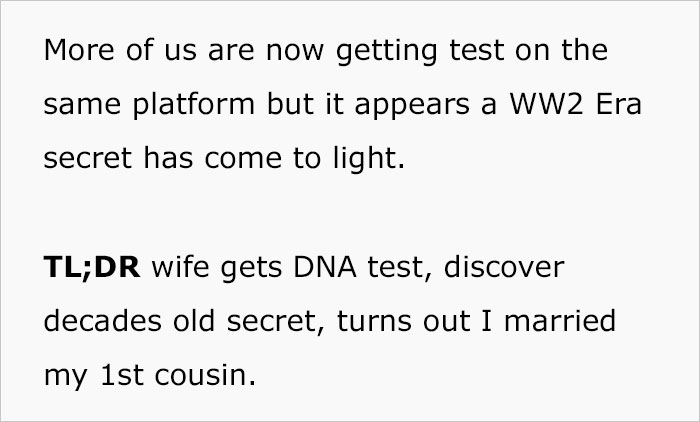Married Couple Takes DNA Test, Discovers They’re First Cousins, Confront Family Who Kept It A Secret Married Couple Takes DNA Test, Discovers They’re First Cousins, Confront Family Who Kept It A Secret