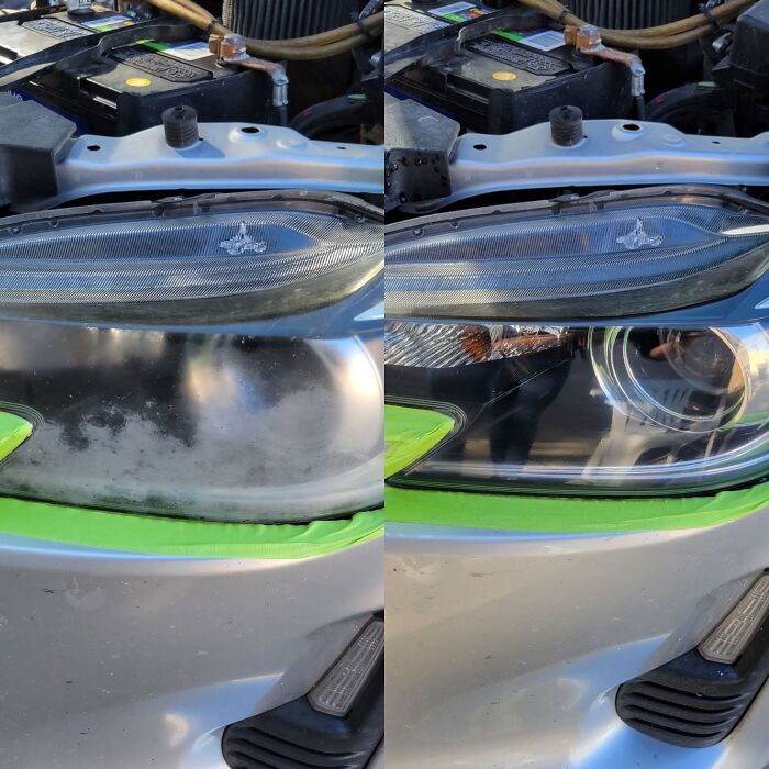 He restaurado mis propios faros hoy y estoy bastante orgulloso del resultado. Me he ahorrado más de 100 dólares en comparación con la compra en un taller