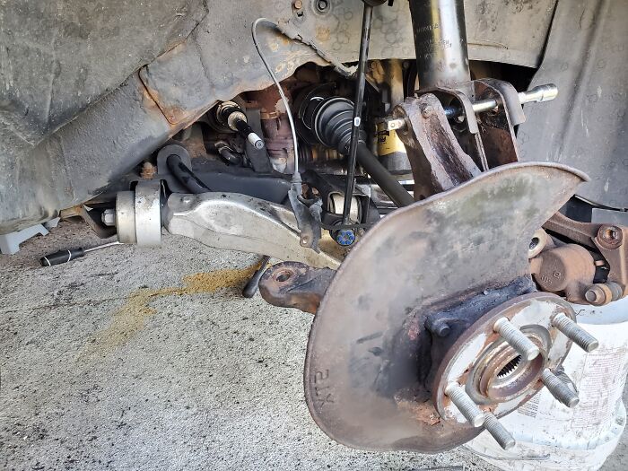 Mechanics Wanted $1200 For Parts And Labor To Replace My Axels And Tie Rod. I Did It Myself In Two Days. Saved $873