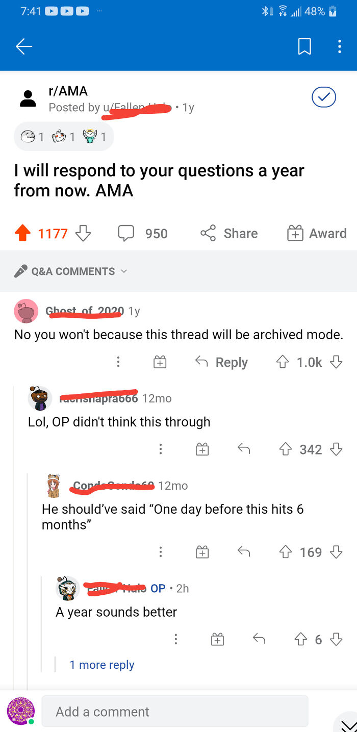 And He Did Come Back.