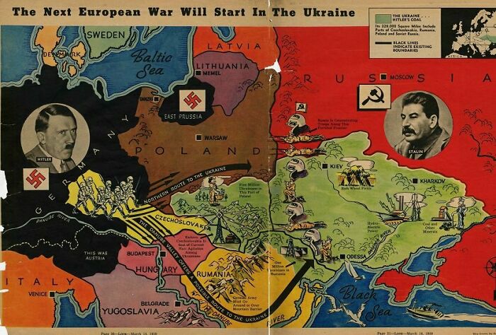This 1939 Poster About How The Next European War Will Start In Ukraine