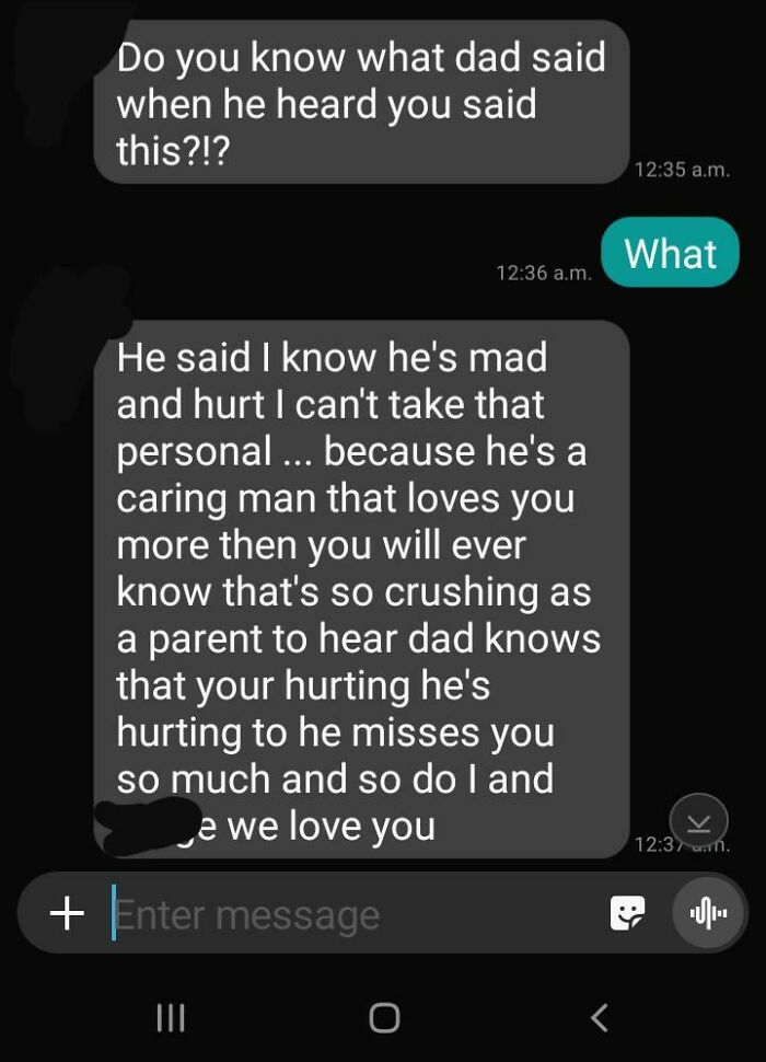 My Dad Told Me To Kys After I Came Out As Trans. My Step Mom Has Been Messaging Me And Trying To Guilt Trip Me Into Going Back To Their House