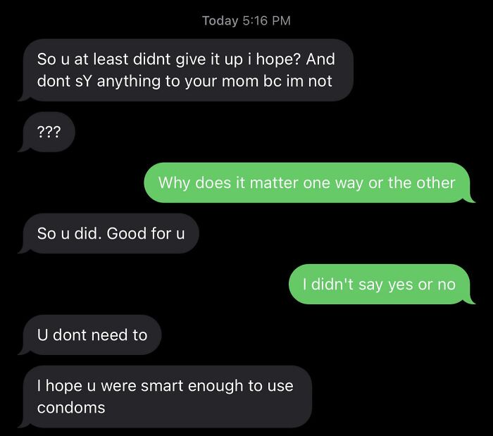 My Stepdad Texted Me This After I Went On A Date