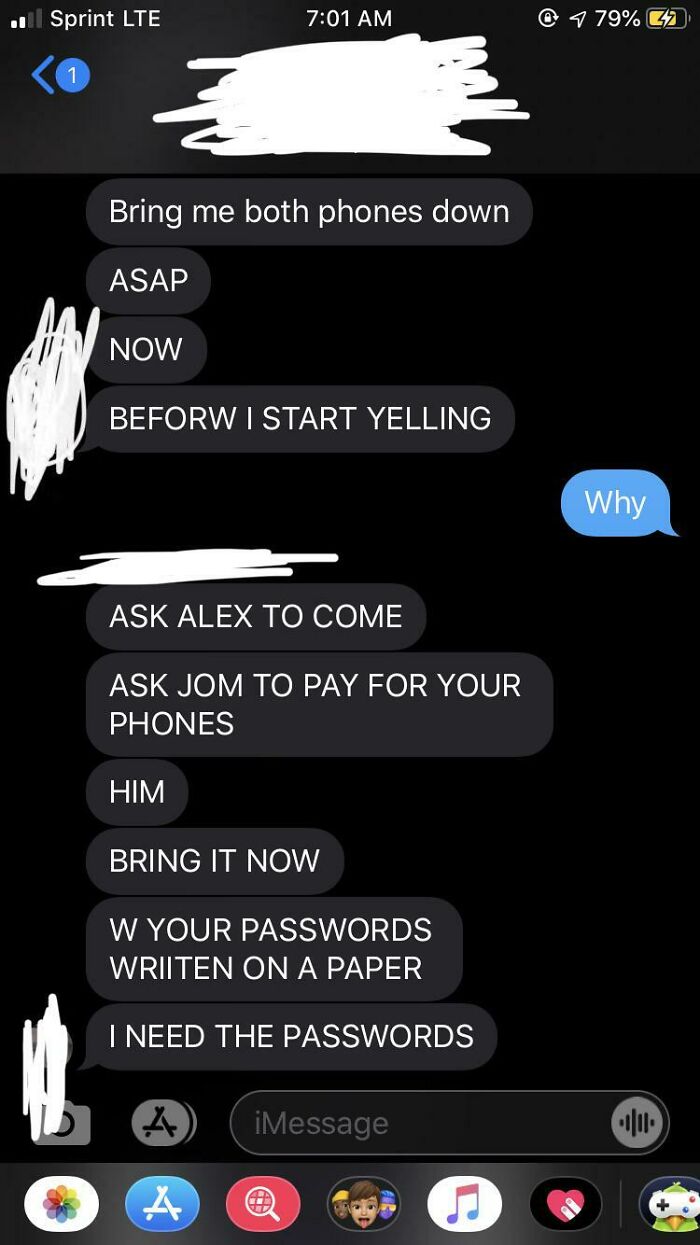 Looking Through My Older Messages, And Saw My Now Ex Stepdads Messages. He Basically Flipped Out Whenever Something Didn’t Go His Way