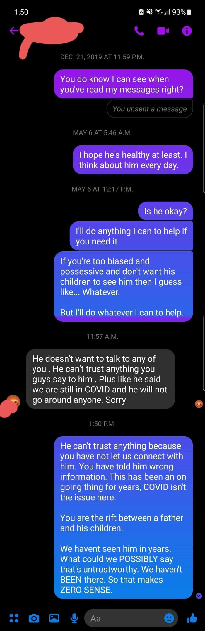 My Step Mother Has Controlled And Brainwashed My Father Ever Since He Had His Stroke Over 10 Years Ago. It's Been Years Since My Siblings And I Have Seen Him