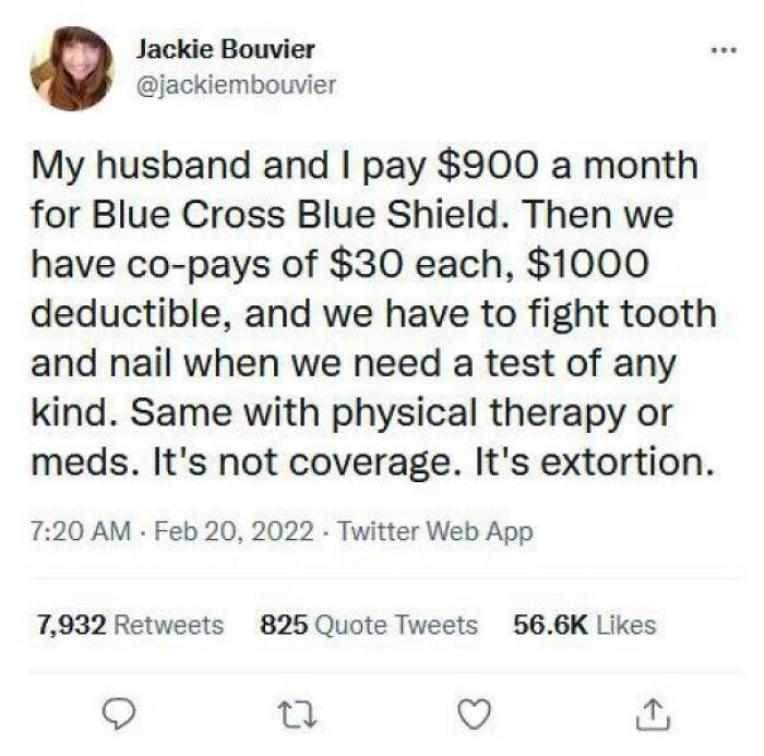 Employment And Healthcare Have Nothing To Do With Each Other. Tying Them Together Was Just A Scam To Force People To Work For Lower Wages And Make A Handful Of People Extremely Rich