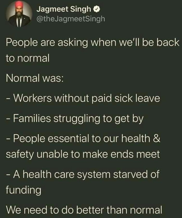 We Need Better Situation