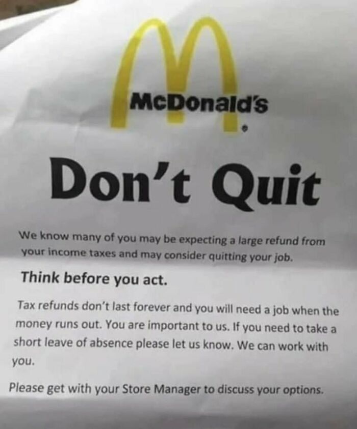 It's Nice To See Them Desperate