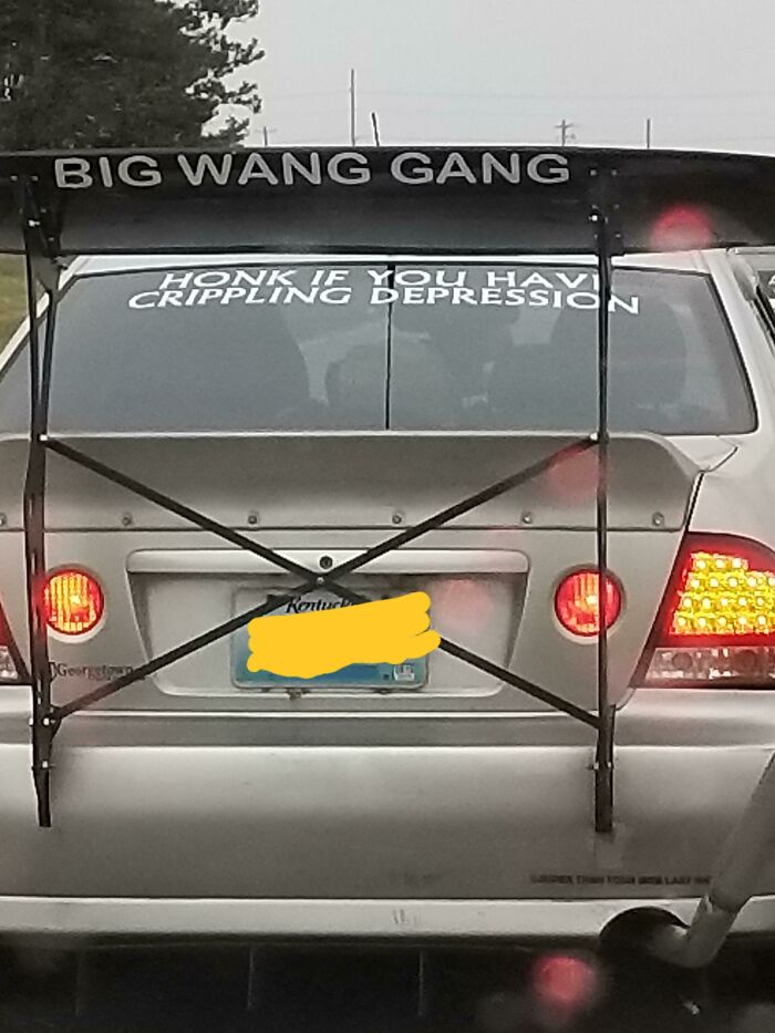 My County Is A Treasure Trove Of Sh**ty Car Mods And Of Course I Honked