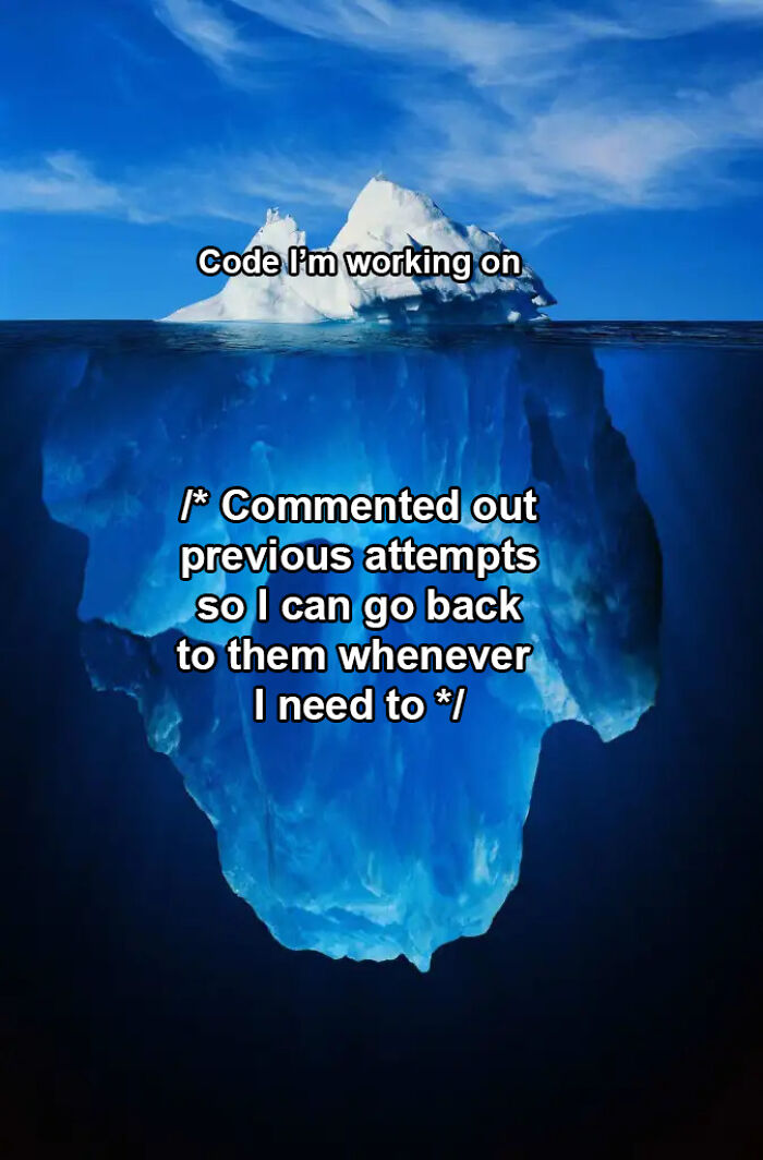 Code Sometimes Be Like