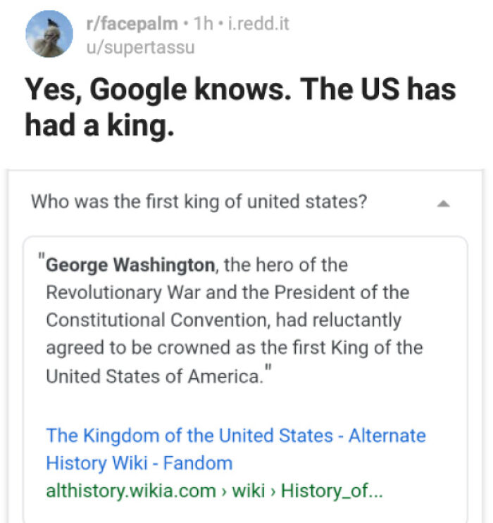 "R/Facepalm" Can't Even Read The Url