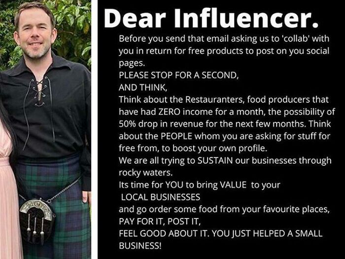 New Zealander Tired Of “Influencers” Bs