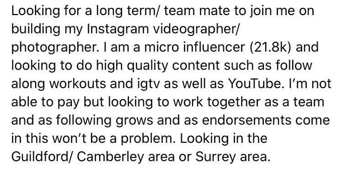 Choosing Beggar Is A “Micro Influencer” Who Will Pay You When She Gets Endorsed