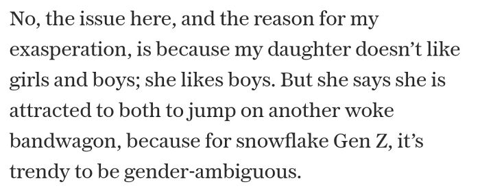 Casual Parental Erasure From The Telegraph