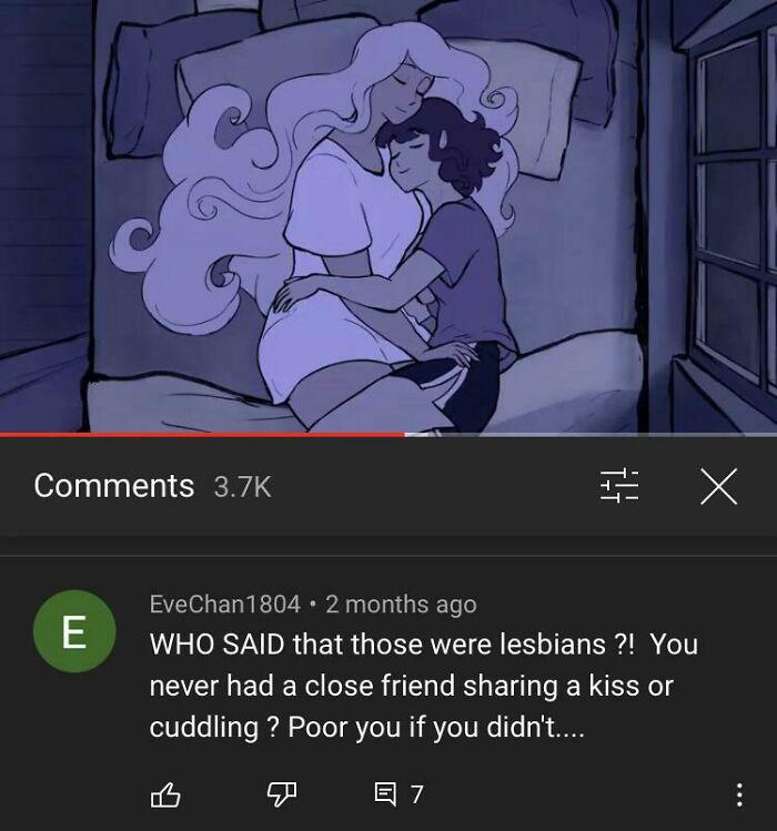 Just Gal Pals Kissing On The Lips And Snuggling 