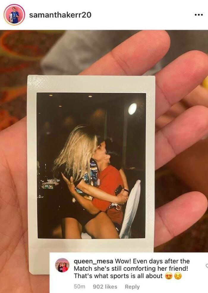 Lovely Bit Of Sportswomanship On Display By Sam Kerr And Kristie Mewis