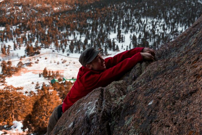 Cliff-Hanging Is A Regular Activity Around Here - Oc