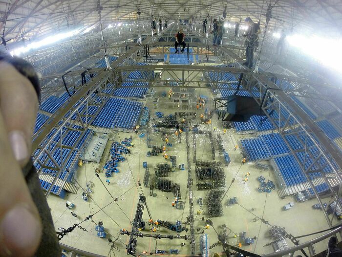 My Buddy Snapped A Few While We Rigged A Show At The Tacoma Dome In Tacoma, Wa