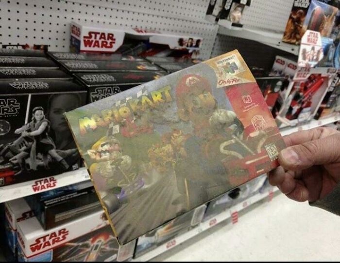 A Toys R Us Employee Found A Boxed Copy Of Mario Kart 64 Hidden Under Their Shelves