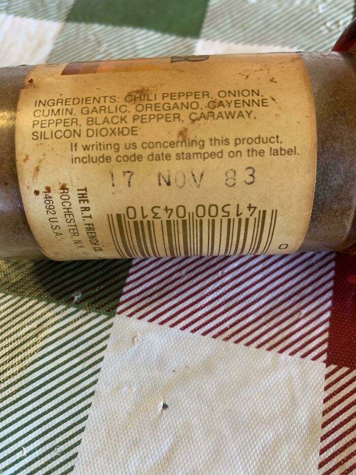 Cleaned Out Grandma's Spice Cabinet Today