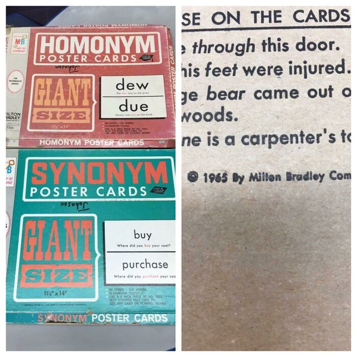 I Was Cleaning Out The Closet In My Classroom And Found 50 Year Old Teaching Posters!