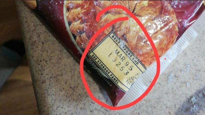 One Of The Advantages Of The Lockdown Is That The Mother Is Finally Getting To The Bottom Of Her Giant Chest Freezer. Behold: 25 Year Old Puff Pastry