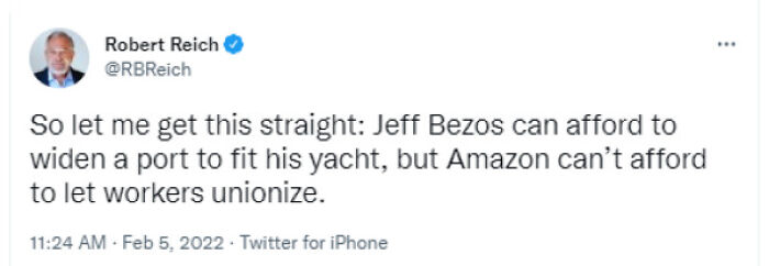 Amazon Can't Afford To Let Workers Unionize