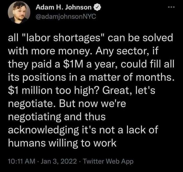 “Labor Shortages”