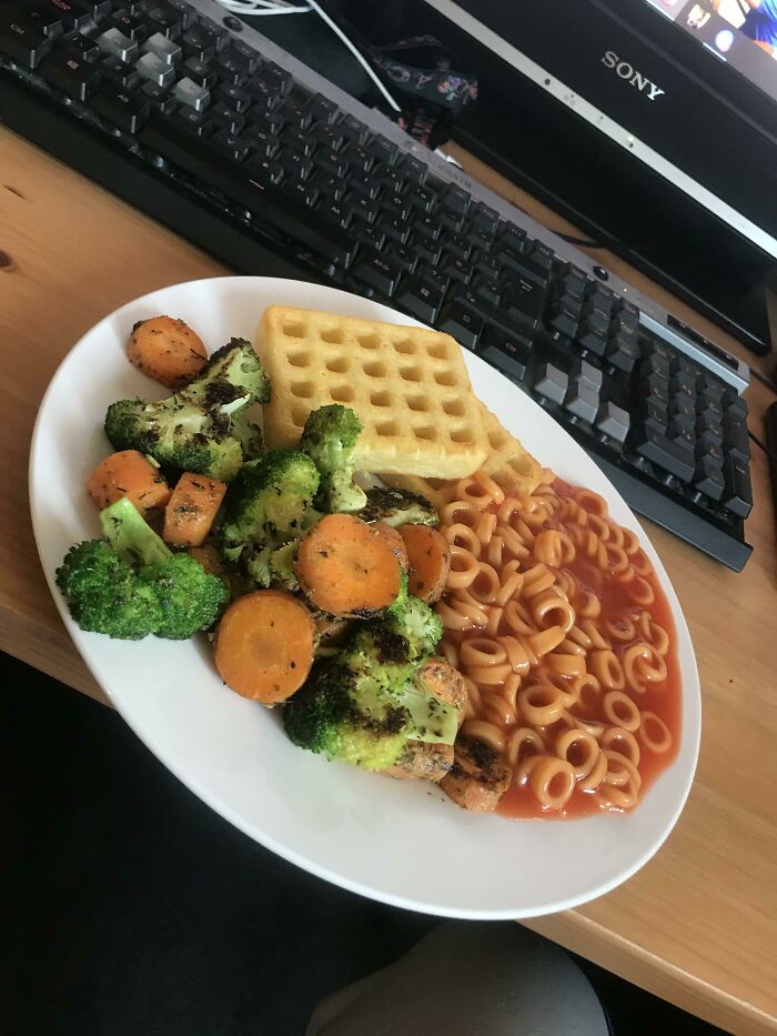 It May Look Kinda [bad] But I’m Still Grateful As It’s All From My Local Food Bank