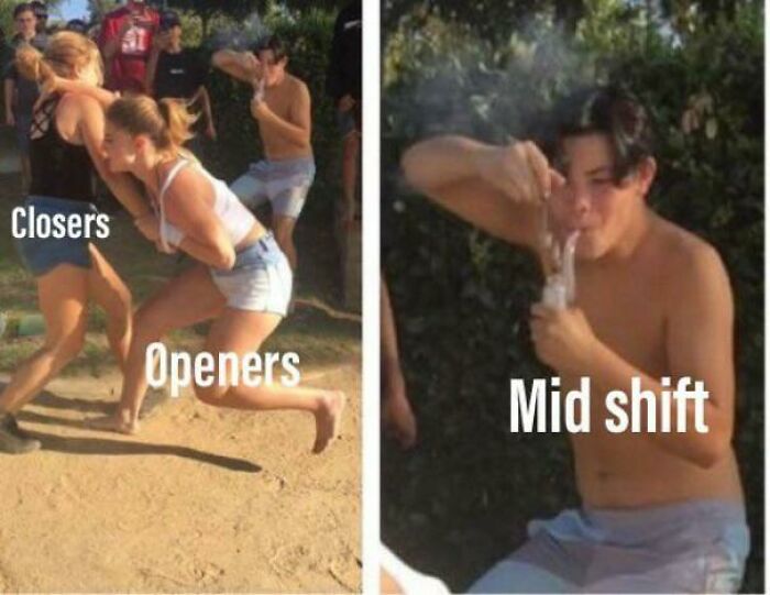 Everyone Always Has The Opener vs. Closer Mentality, But Meanwhile Mids Be Like: