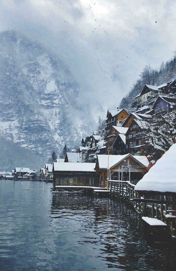 Hallstatt, Austria Is Freezing Cold This Time Of Year, But Stunningly Beautiful