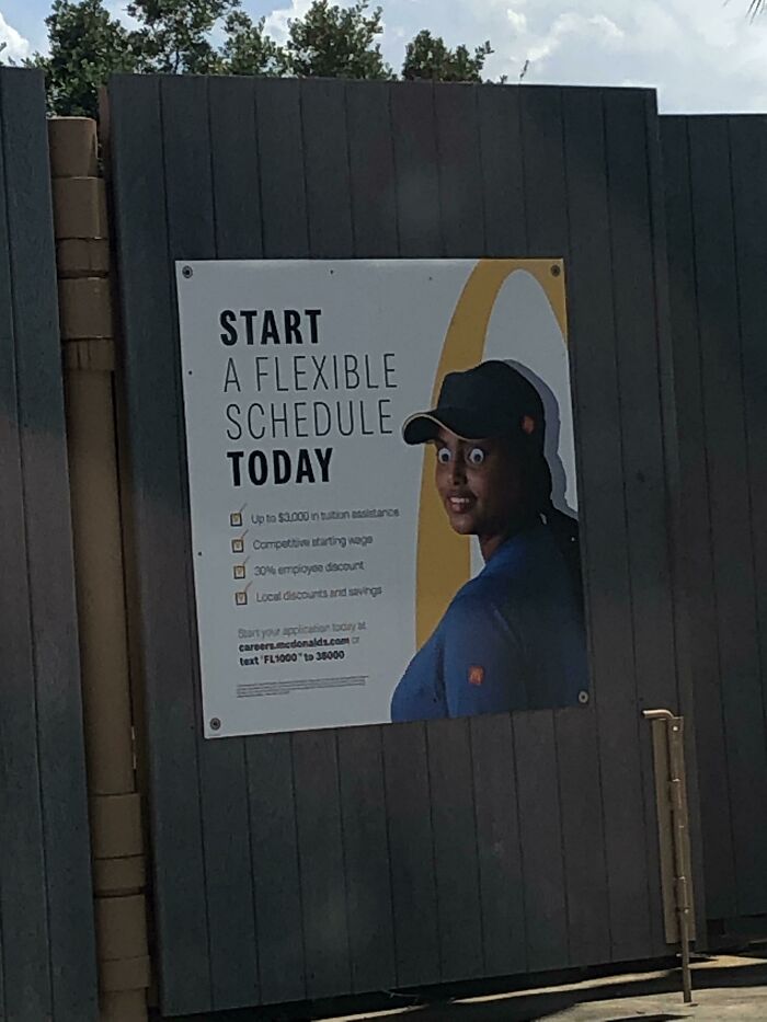 Google Eyes On A Mcdonald’s Sign