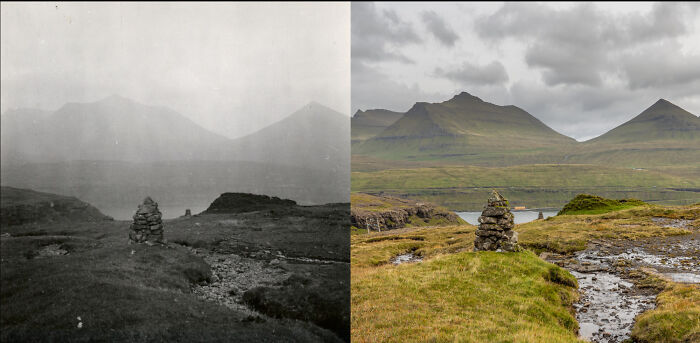Senderismo guiado en las Islas Feroe por los antiguos Cairns