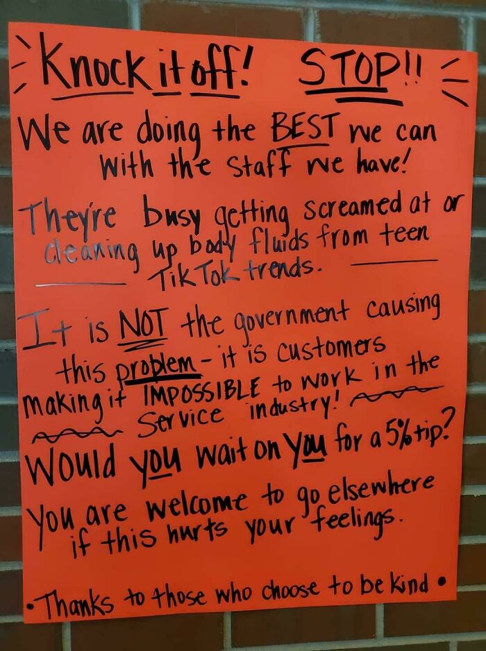 This Restaurant Is Really Sick Of Karen's S***!