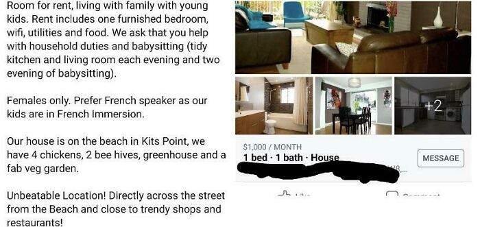 For Market Price, You Can Clean Our House And Watch Our Kids!