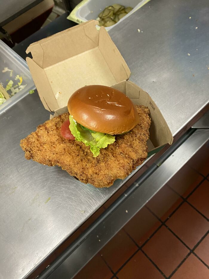 Look At This Crispy Chicken