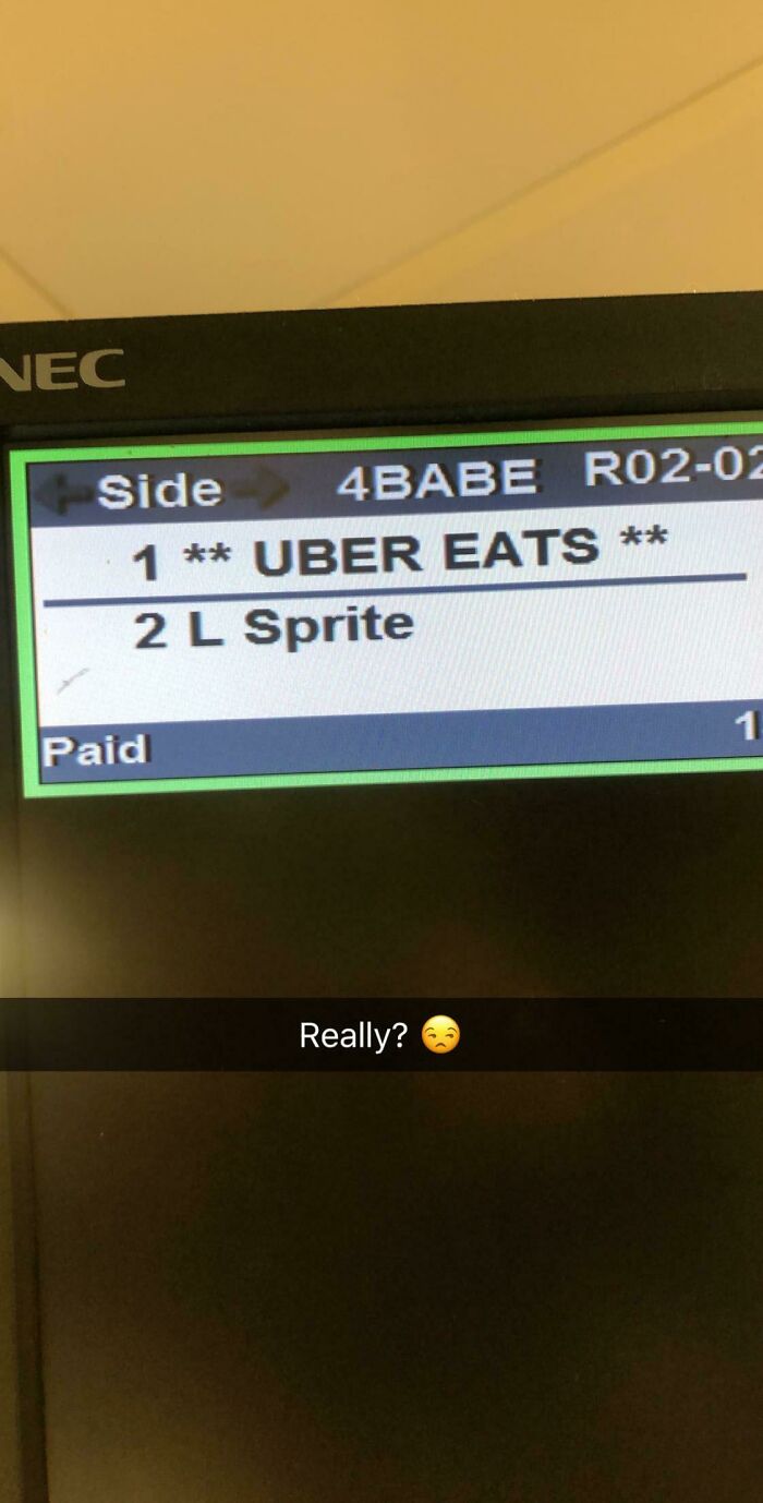 Uber Eats Be Like: