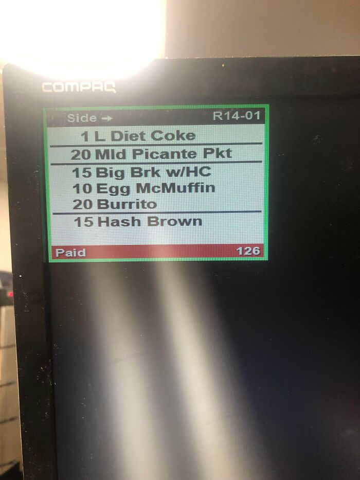 First Order Of The Day. 😣