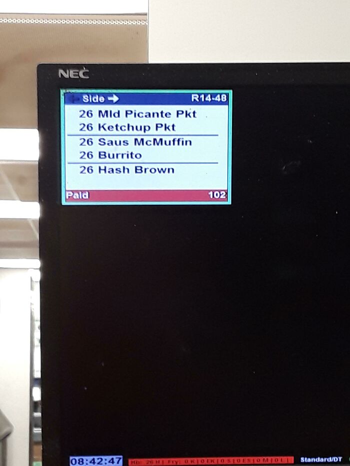 The Same Customer Comes In And Has A Hundred Dollar Order At 8am Every Month.