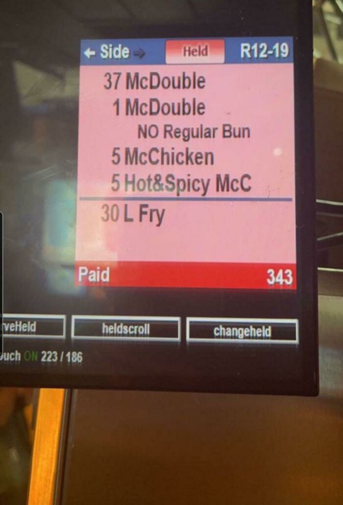 A Small Order At 10pm