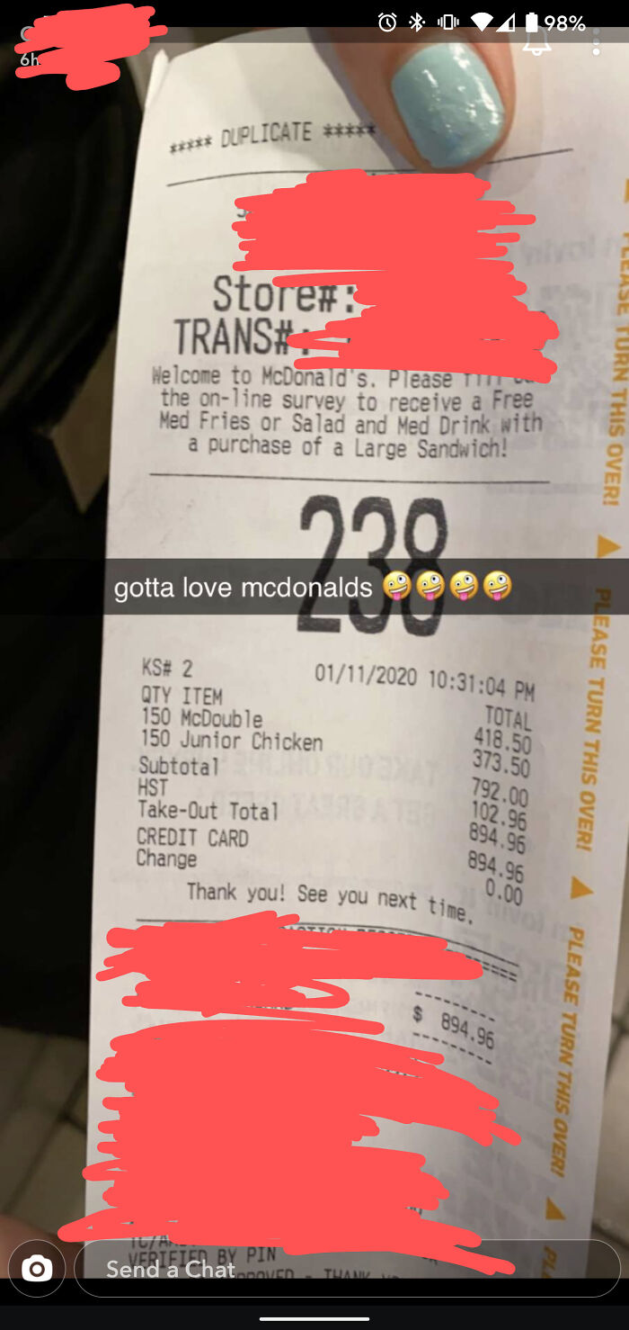 Since We Seem To Be Posting Our Big Orders... Here's One We Got A While Back. They Had Called It In Ahead But We Thought They Were Joking Since They Didn't Pay Ahead Of Time