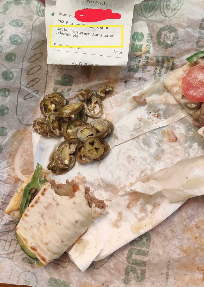 Subway At Its Best. Are They Trolling Me?