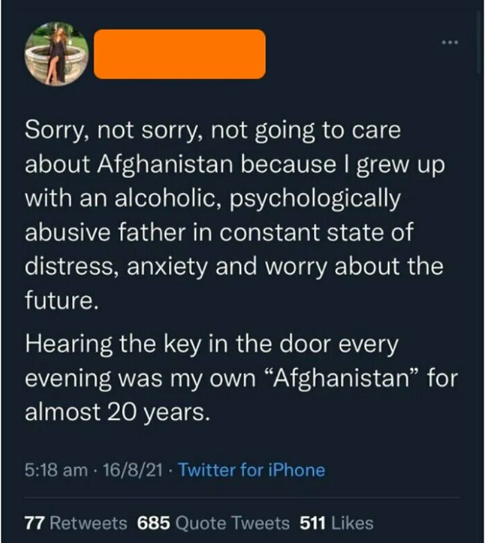 Any Chance To Remind You My Problems Are The Most Important