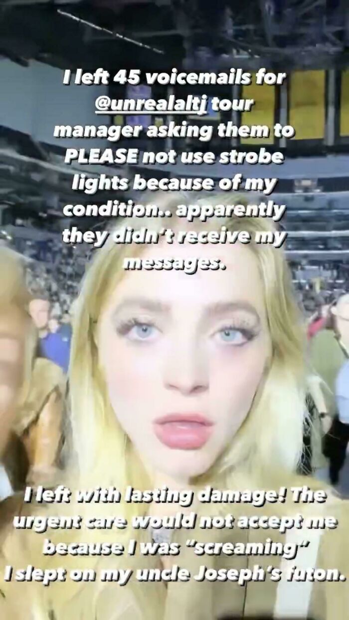 Girl Expects A Edm Show To Change Everything According To Her Accommodations