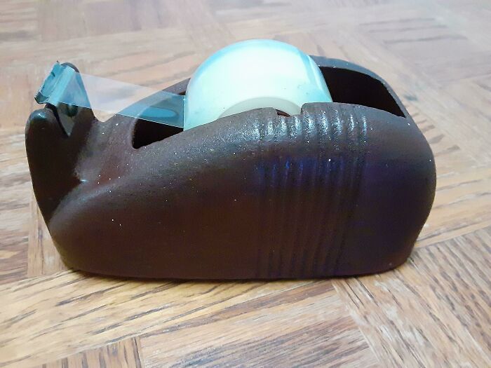 Scotch Brand Desk Dispenser. Cast Iron, Made In Canada