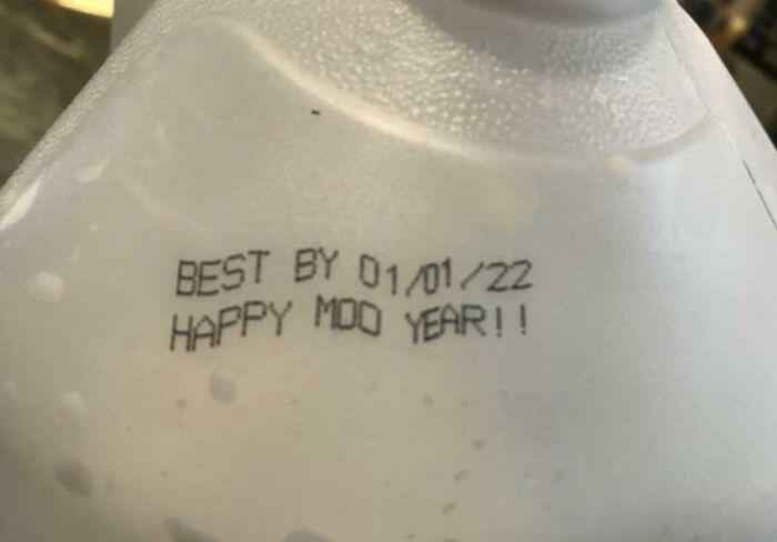 Print On A Milk Bottle