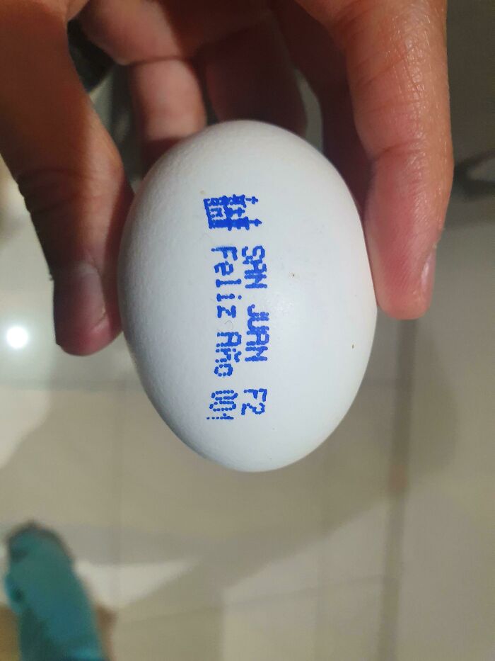 The Most Recent Batch Of Eggs Is Wishing Us "Happy Year"