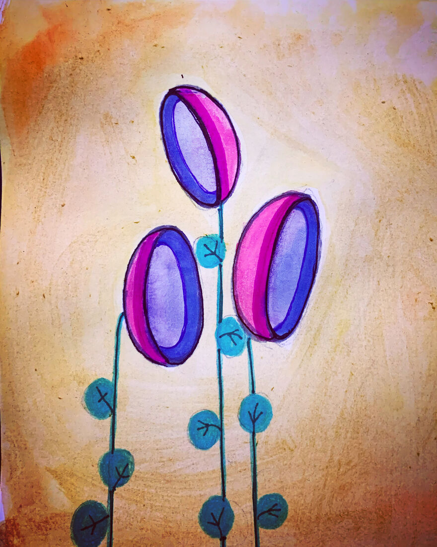 I Drew A Flower Every Day For A Year, And Here Are 40 Of My Best Works